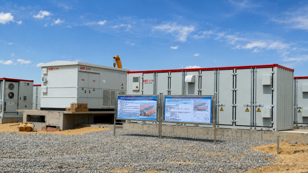 戈壁绿电新引擎｜易事特九墩滩200MW/800MWh独立储能项目建设全速推进
