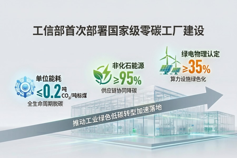 中国培育更多“国家级零碳工厂”
