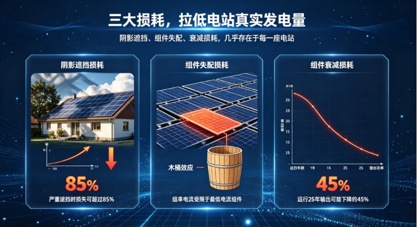 功能专项｜发电优化功能：解决光伏80%的发电损耗问题