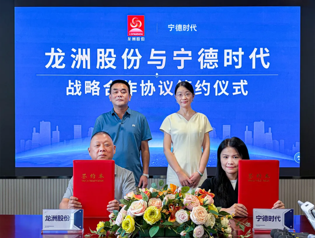 宁德时代与龙洲股份签署战略合作协议