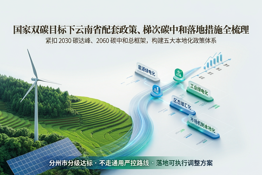 云南双碳实践：绿电+碳汇走出西部特色降碳路