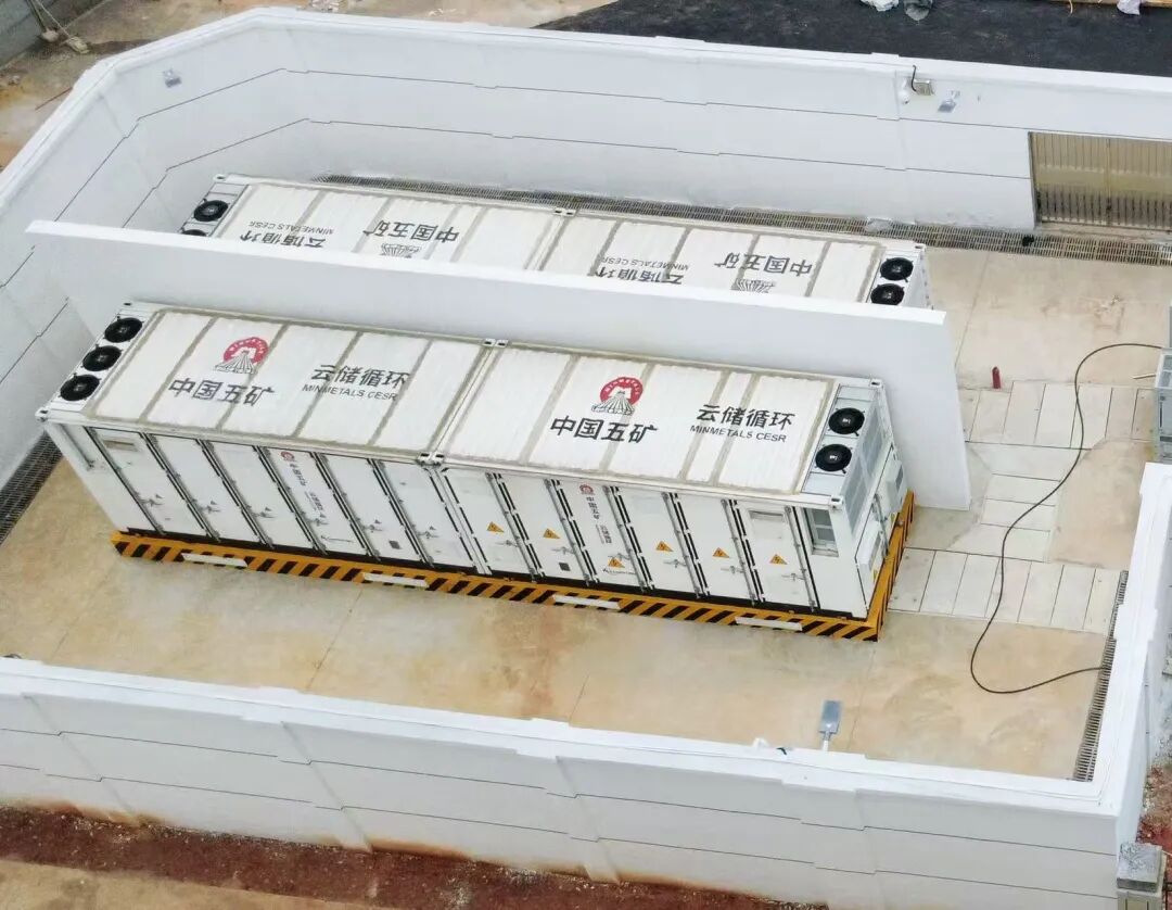 云储循环建设运营的金驰能源10MW/40MWh储能电站建成投运