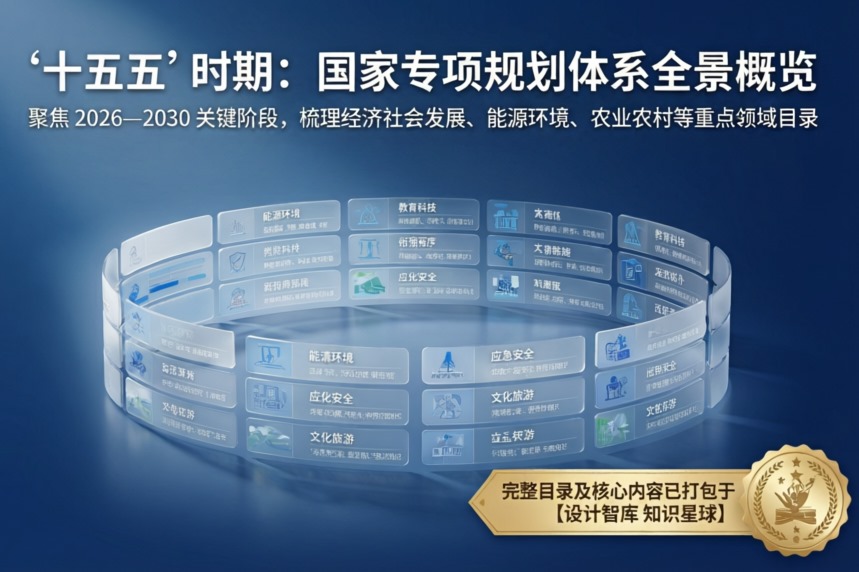 21份“十五五”国家级专项规划正式编制完成，覆盖能源转型、城乡建设等重点领域