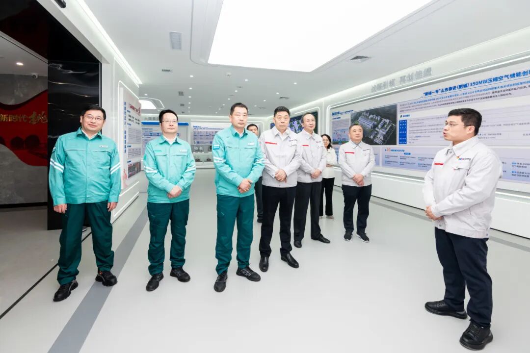 林一凡到中能建350兆瓦压缩空气储能电站调研并督导投运服务保障工作