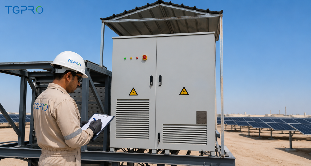 拓嘉新能源1.446MWh 集装箱式储能系统在中东客户现场正式投运