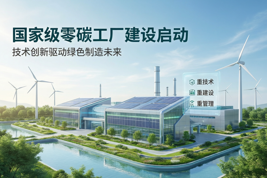 国家级零碳工厂建设启动!含零碳算力设施,工信部明确建设路径与评估标准