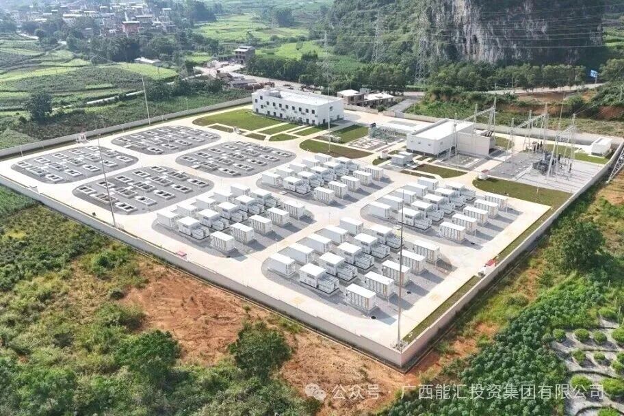 能汇集团设计的集中式大型电化学储能标杆项目顺利投运