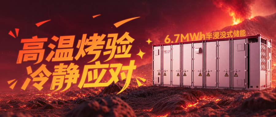 40℃+高温“烤”验，易事特6.7MWh半浸没式储能如何“冷”静应对？