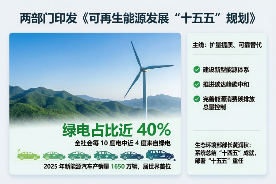 “十五五”可再生能源规划落地！上海绿电直连+碳中和服务双上线