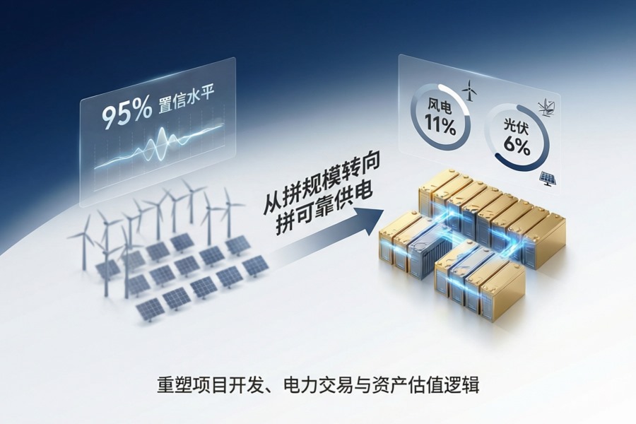 深度解读 “置信出力”:十五五新能源全新核心考核指标,彻底改写电站开发与估值逻辑
