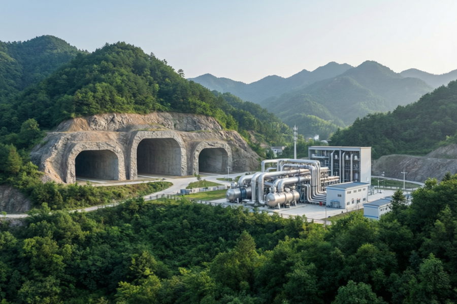 央视聚焦大别山“巨型空气充电宝”！河南信阳300MW压缩空气储能项目赋能老区绿色发展
