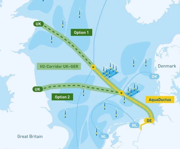 英国到德国的“海底输氢管道”项目来了
