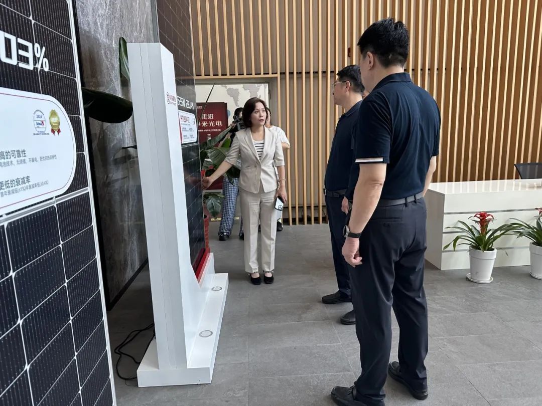 姜堰区委副书记、区长钱军一行赴中来股份CMBU泰州基地调研座谈