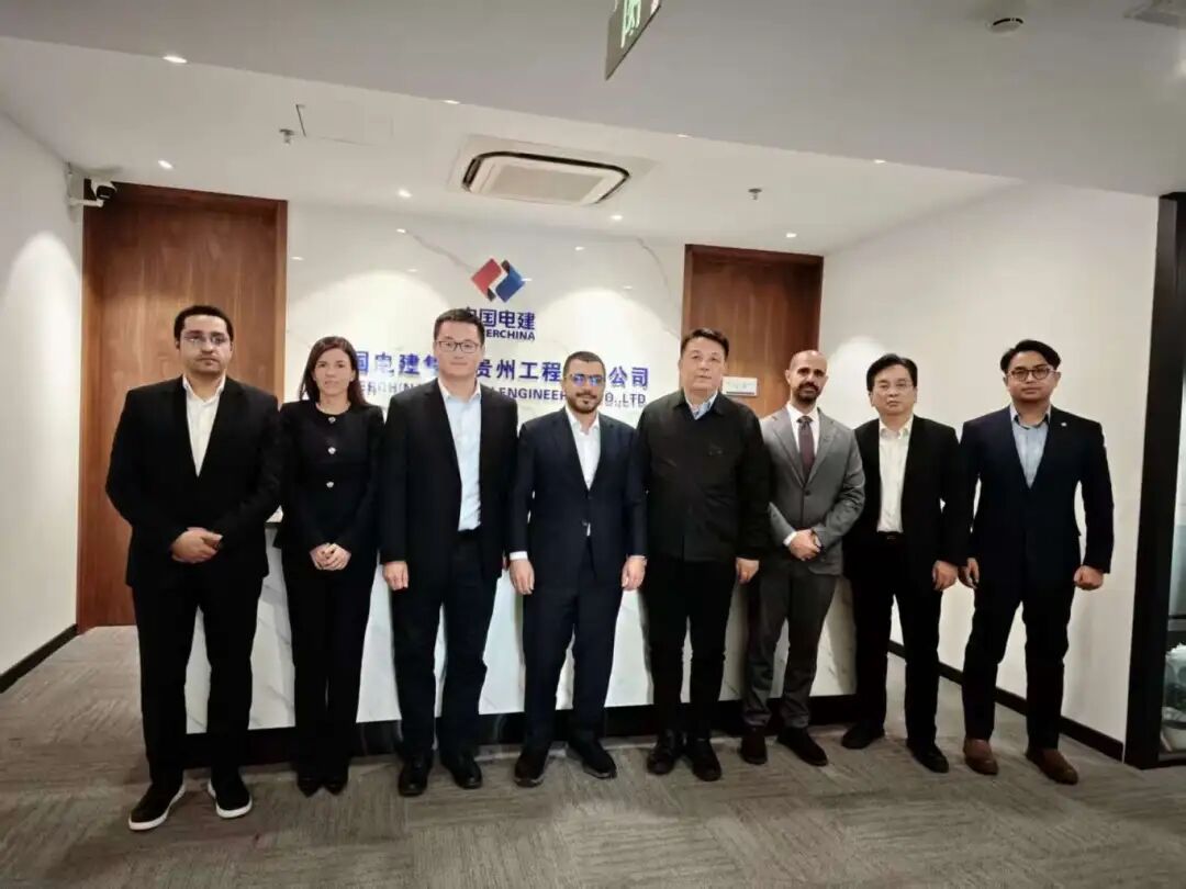 中国电建贵州工程公司总经理王远辉与Masdar、IPH高层会谈