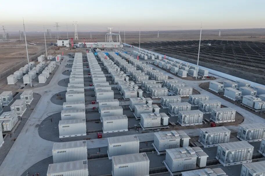 旭储景能200MW/800MWh独立储能电站示范项目竣工并网