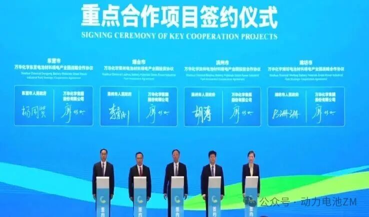 万华化学年产65万吨磷酸铁锂项目落地莱州！