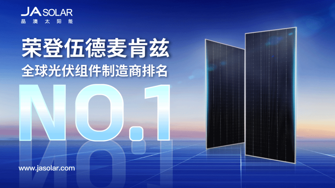 晶澳太阳能 | 全球光伏组件制造商排行榜第一！