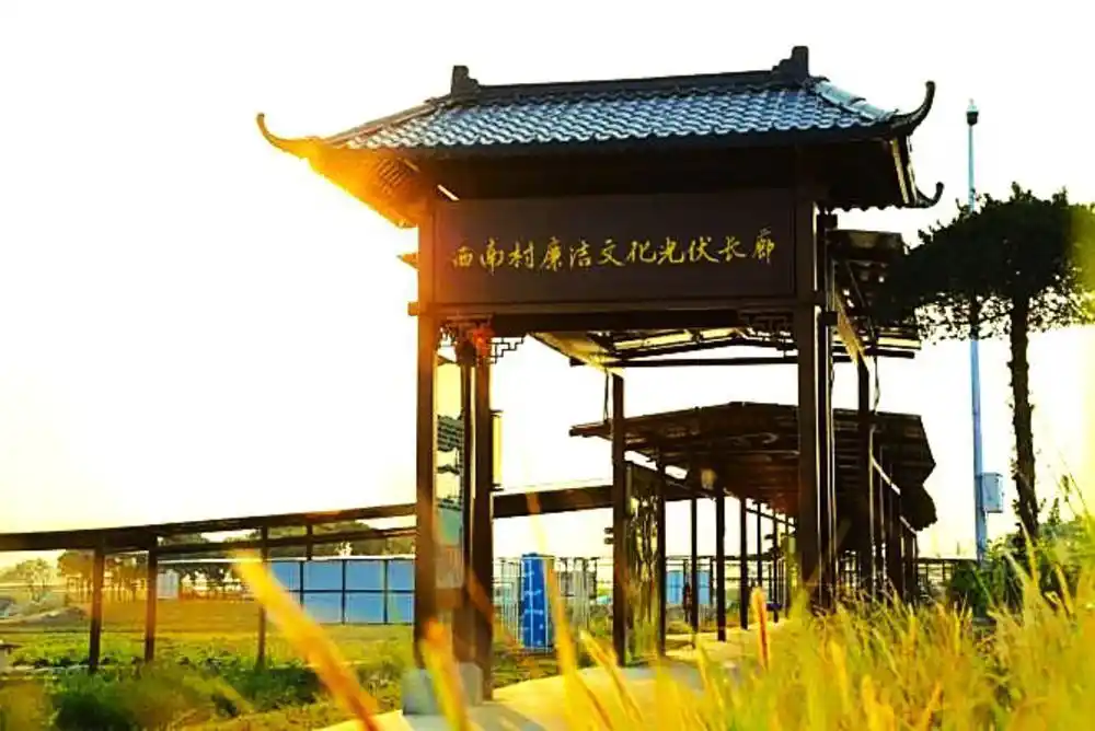 广州增城西南村1.9公里光伏长廊成乡村新地标，获国家级节能减排大奖