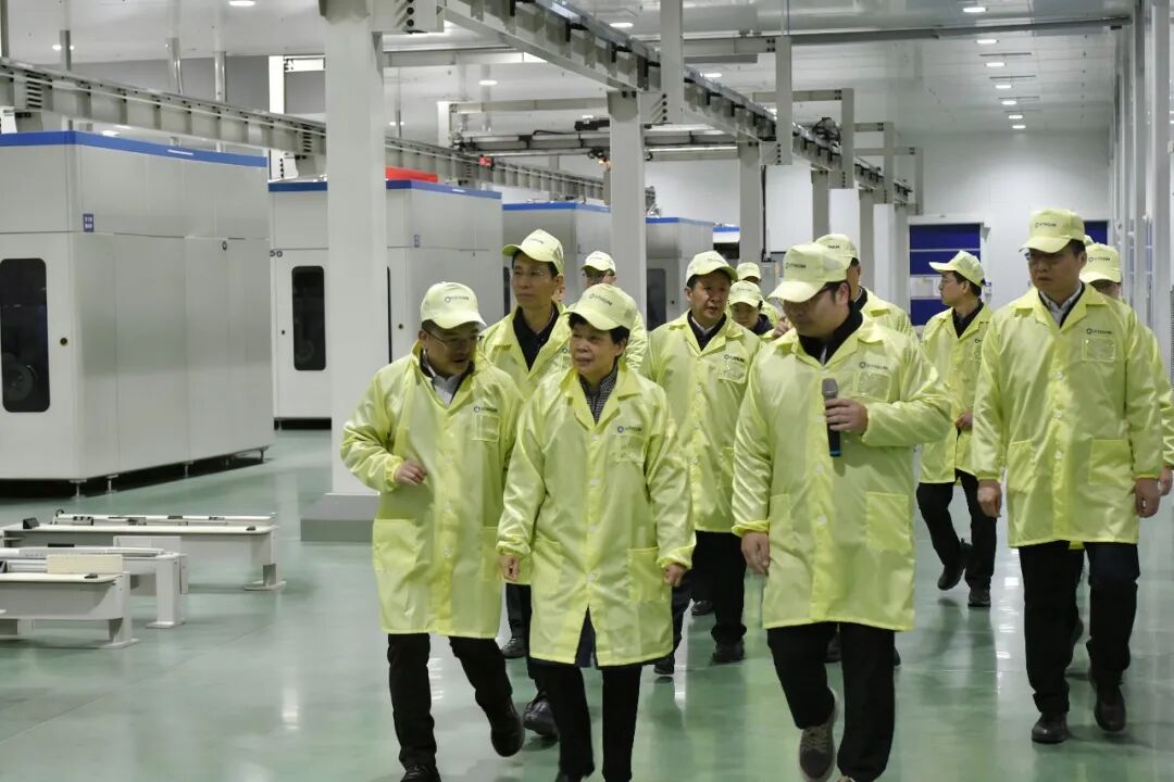 山东省政协主席葛慧君调研海辰储能菏泽基地
