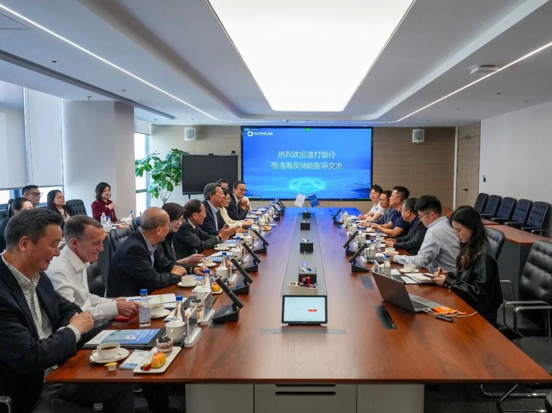 渣打银行国际业务总裁洪丕正一行到访海辰储能 共商全球产融合作