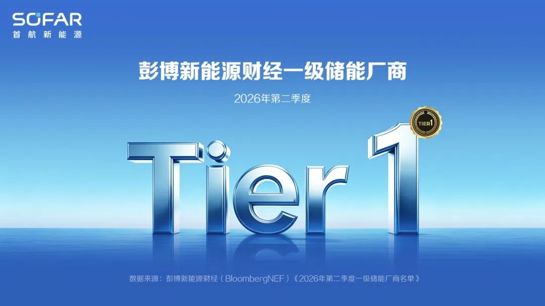 首航新能源荣登BNEF全球一级储能厂商名单，跻身全球领先储能供应商行列