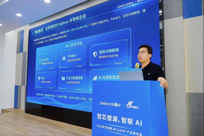 豪威旗下专业化子品牌翌创微发布ET6000系列DSP新品矩阵，产品覆盖光储车及AI服务器电源