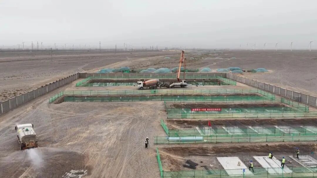 100MW/400MWh！玉门大唐独立储能项目一期工程加快建设