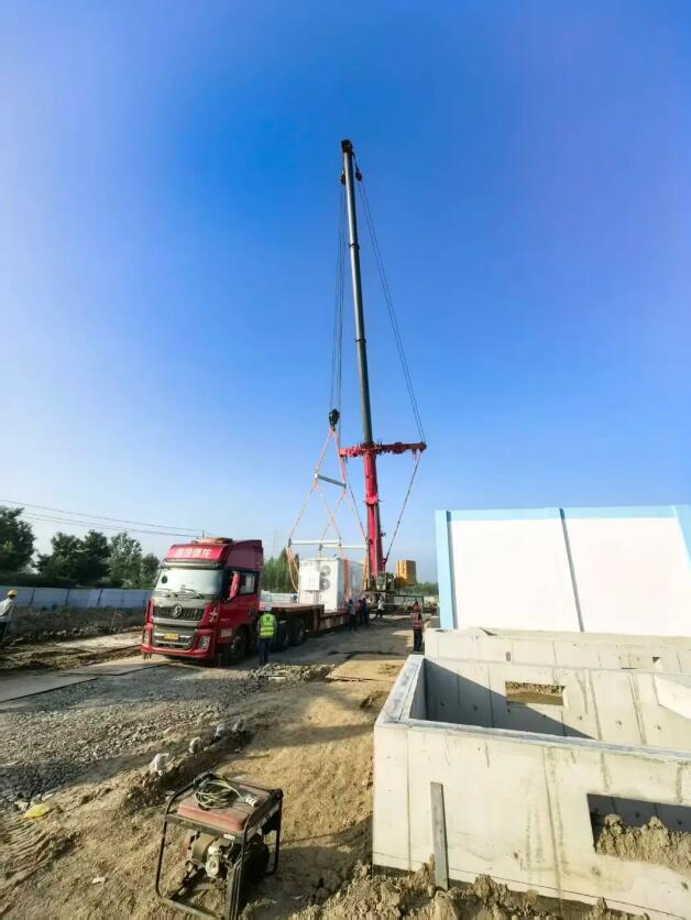 大城县悦储新能源100MW/400MWh独立储能项目建设驶入快车道