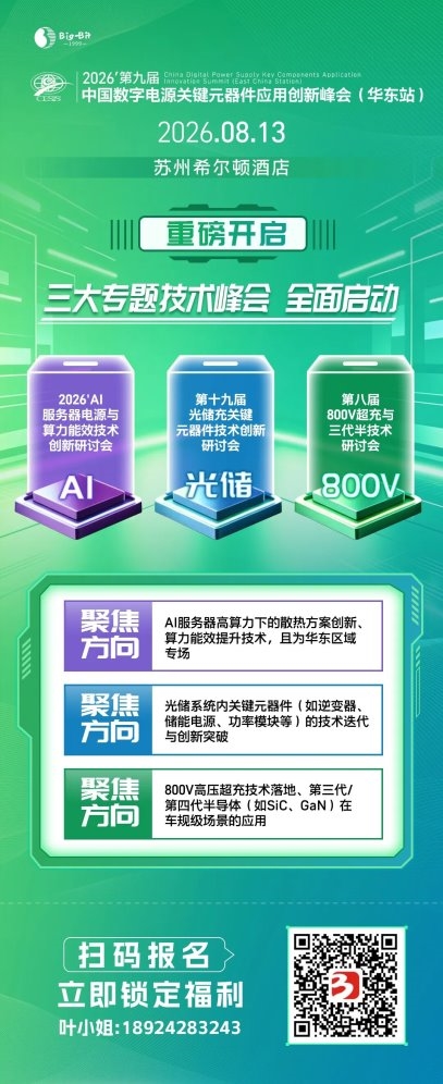 必赴盛会！聚焦 AI 服务器电源，四大亮点解锁数产业升级密码