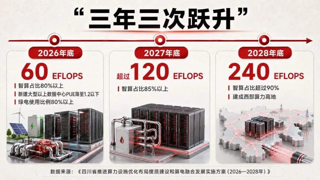 区域城市竞争新赛道！四川将花三年大力打造绿色算力Token工厂！