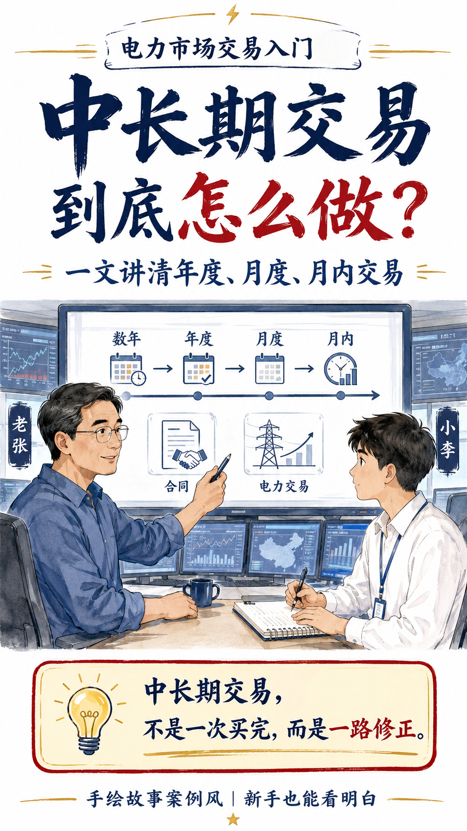 电力市场交易入门系列 ④：电力中长期交易那些事