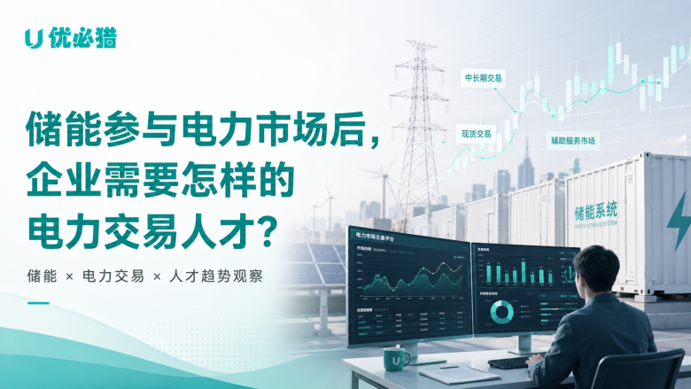 储能参与电力市场后，企业需要怎样的电力交易人才？