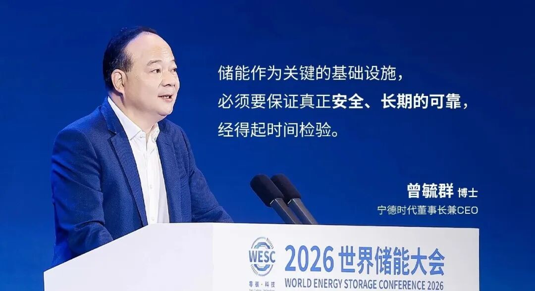 曾毓群:储能从新能源配角升级为电力系统新型基础设施
