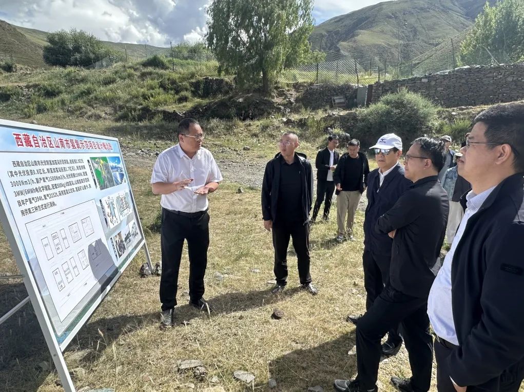 国务院调研组考察西藏光伏制氢项目