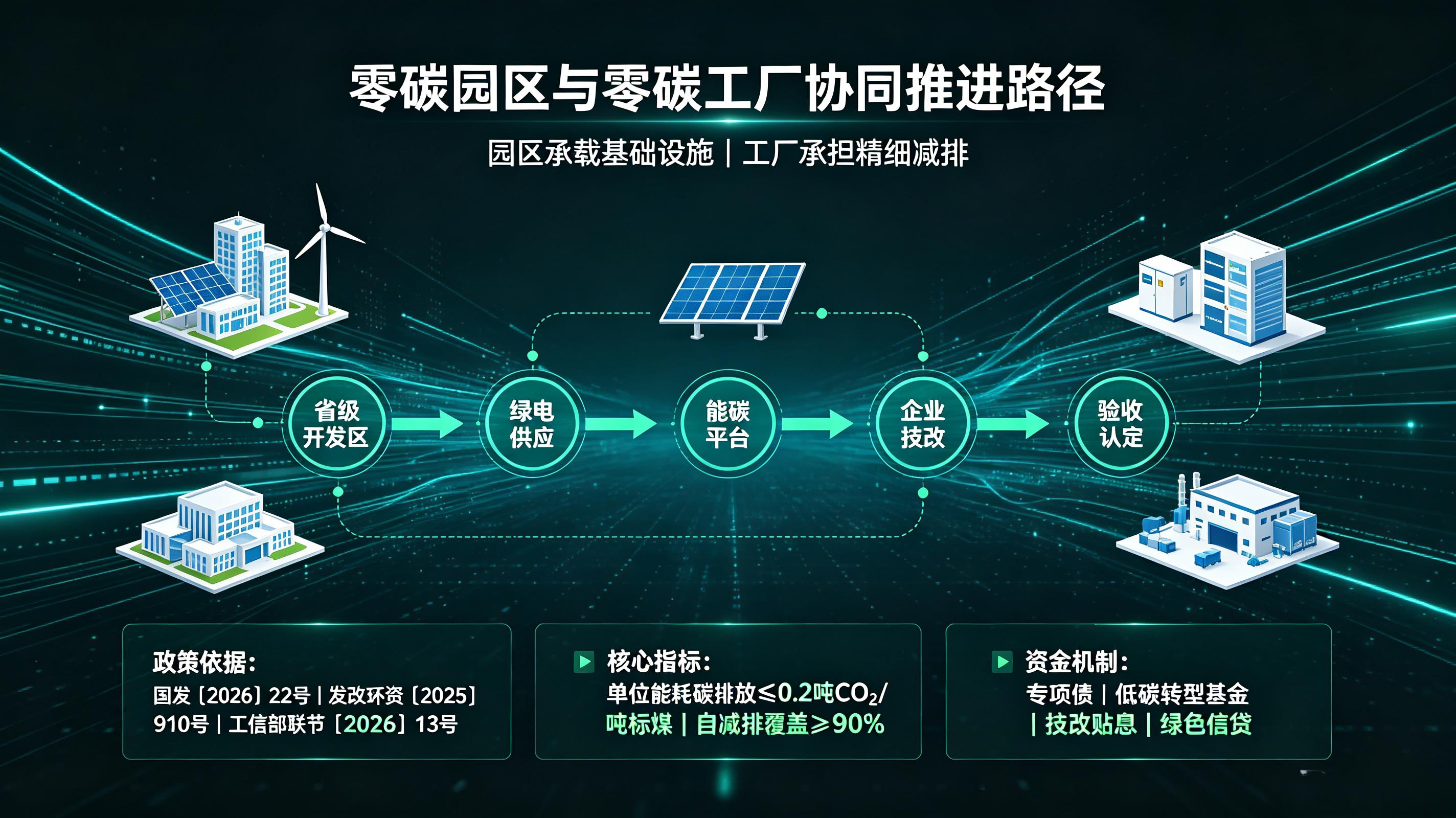 《“十五五”碳达峰行动方案》明确零碳园区与零碳工厂建设目标及实施路径