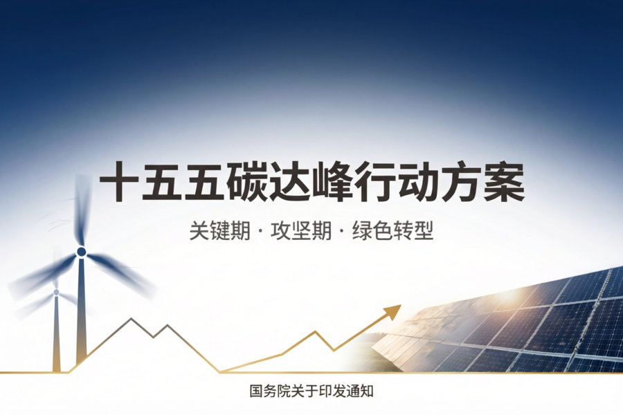 “十五五”碳达峰行动方案重磅发布:2030年非化石能源占比达25%