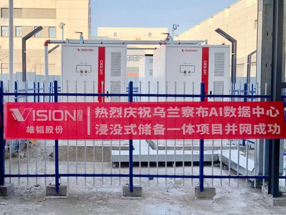 携手互联网巨头,雄韬股份AIDC浸没式储备一体项目成功并网!